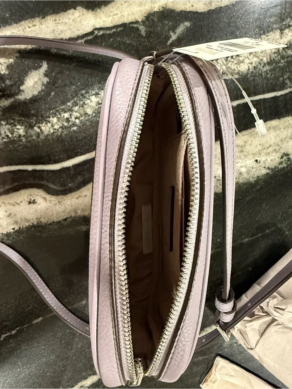 Michael Kors Lavender Crossbody Camera Bag